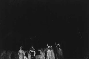 Szenenbilder aus der Oper "Schwanda, der Dudelsackpfeifer" von Jaromir Weinberger an der Städtischen Oper (heute Deutsche Oper) Berlin