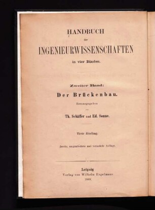 Bd. 2, Abt. 4: Eiserne Bogenbrücken und Hängebrücken