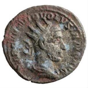 Münze, Antoninian, 253 n. Chr.