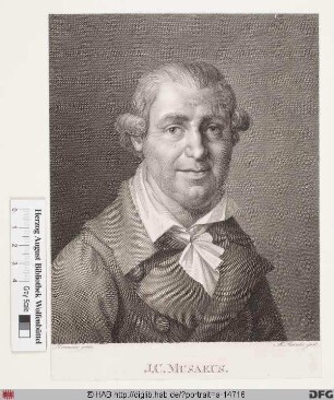 Bildnis Johann Carl August Musäus