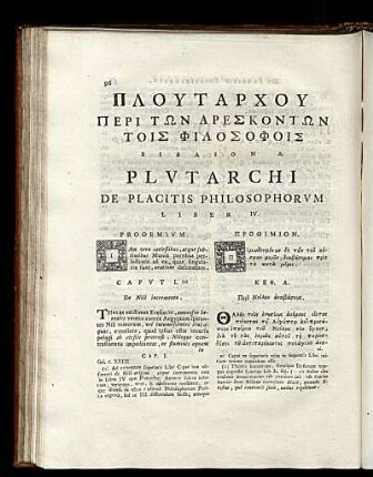 De Placitis Philosophorum Liber IV.
