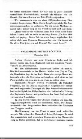 Zweiunddreissigstes Büchlein