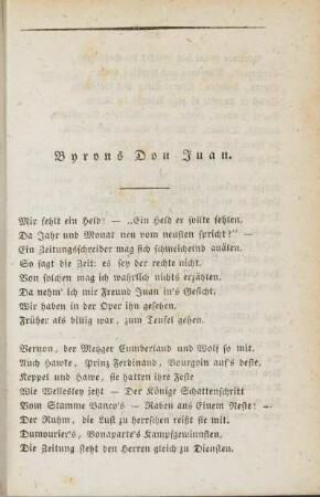 Byrons Don Juan