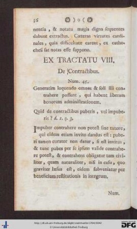 Ex Tractatu VIII.
