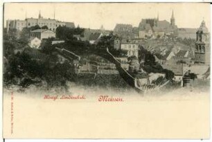 Meißen. Königliche Landesschule, Burgberg, Stadtkirche