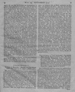 Brachmann, L.: Novellen. Leipzig: Hinrichs 1819