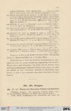 Wappen (Nr. 284 - 291)
