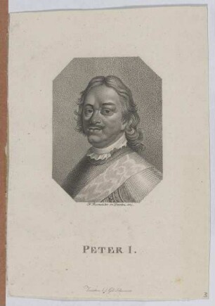 Bildnis des Peter I., Zar von Russland