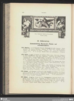 13. Dekoration (Innenausstattung, Monumental-, Theater- und Architekturmalerei)