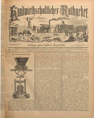 18: Beilage vom Montag, den 27. August 1894