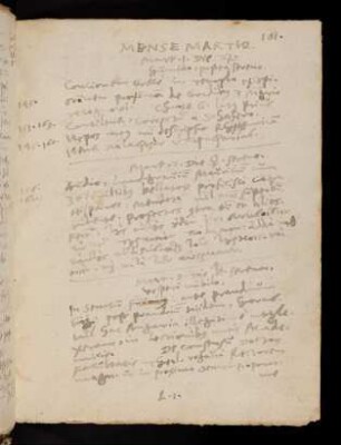 161-219, Mense Martio