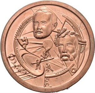Medaille von Victor Huster auf die Maschinenfabrik Esslingen (Abschlag)