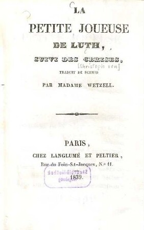 La petite joueuse de luth