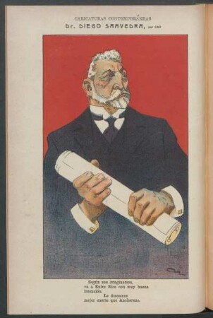 Dr. Diego Saavedra : Caricaturas contemporáneas