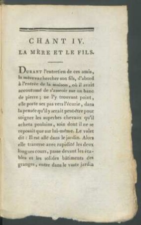 Chant IV. La Mère Et Le Fils