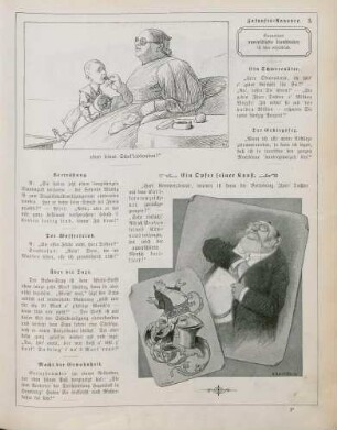 "Die kurzsichtige Tante" "Ein Opfer seiner Kunst"