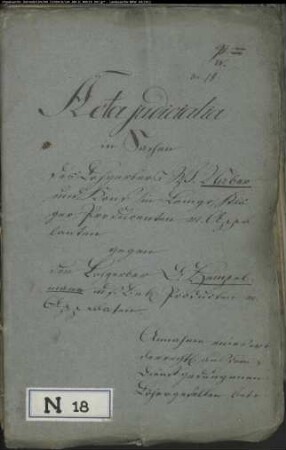 Naber, Lohgerber in Lemgo gegen Lohgerber Hempelmann in Lemgo