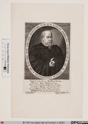Bildnis Johann Fabricius (II)