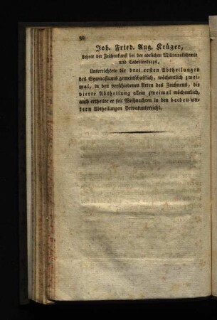 Joh. Fried. Aug. Krüger