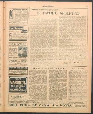 Cartas de un argentino que se enoja... : El espíritu argentino