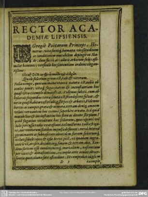 Rector Academiae Lipsiensis