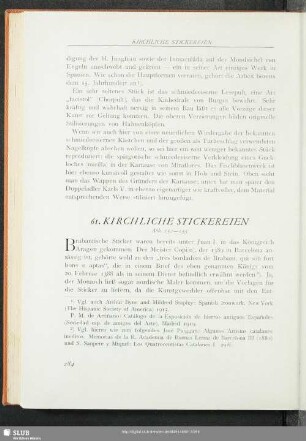 61. Kirchliche Stickereien