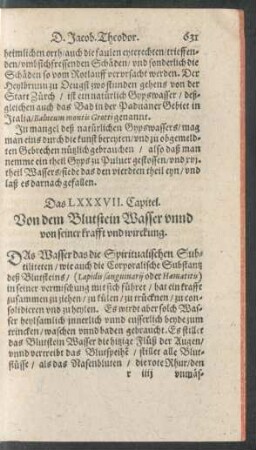 Das LXXXVII. Capitel.