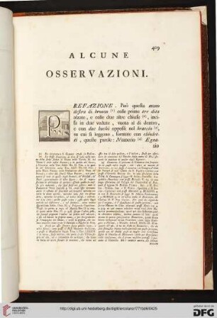 Alcune osservazioni