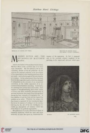 30: Modern Dutch art: The etchings of Matthew Maris