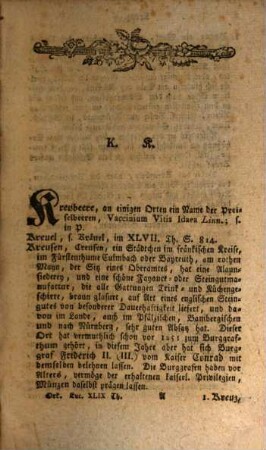 Oeconomische Encyklopädie, oder allgemeines System der Staats-, Stadt-, Haus- und Landwirthschaft : in alphabetischer Ordnung, 49. Von Kreu bis Kriegs-Bann : Nebst 24 Kupfertafeln