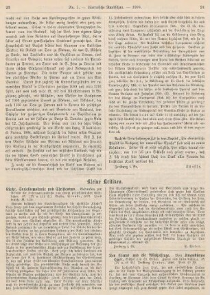 23-26 Kleine Kritiken