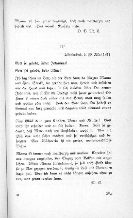 237 Wandsbeck, d. 30. Mai 1814