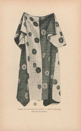 Robe de la cour des Hôjô. - (XIVe siècle). - (Collection de l'auteur)