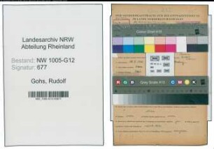 Entnazifizierung Rudolf Gohs , geb. 28.08.1905 (Elektriker)