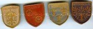 WHW-Abzeichen, Städtewappen, Straßensammlung im Gau Hessen-Nassau vom Februar 1937