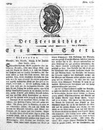 Nro. 176., Montag den 3. September