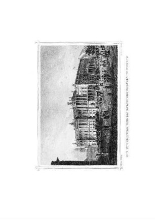 Tafel: Die Bibliothek und das Palais des Kaisers in Berlin