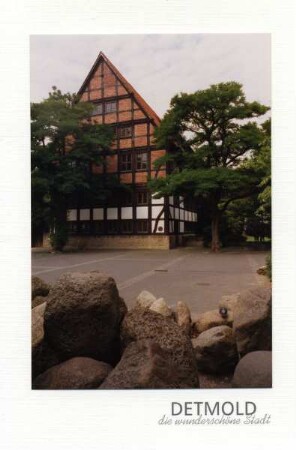 Faltkarte mit Umschlag. Heimatmuseum