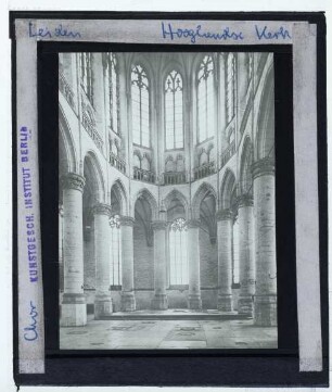 Leiden, Hooglandse Kerk : Innenansicht Chor