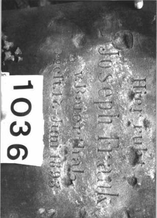 Grabstein 1036 (Detailaufnahme 1)