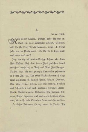 I.: Januar 1915