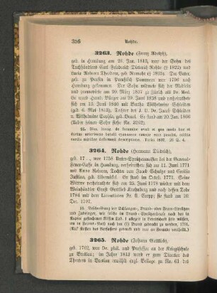 3265. Rohde (Johann Gottlieb)