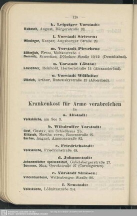 Krankenkost für Arme verabreichen