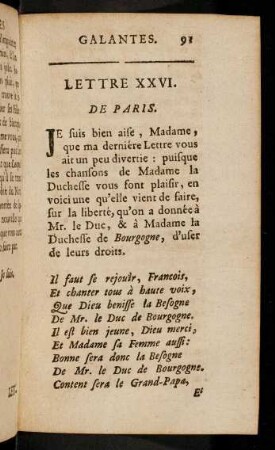 91-107, Lettre XXVI.