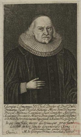 Bildnis des Georgius Lehmannus