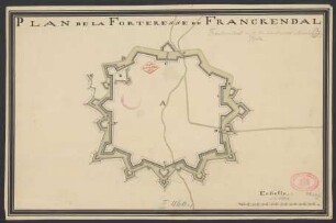 Plan de la Forteresse de Franckendal