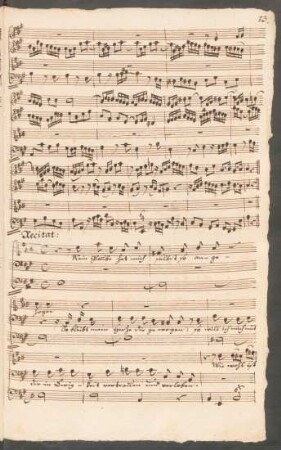5. Recitativo (S, B): Mein Glaube hat mich selbst