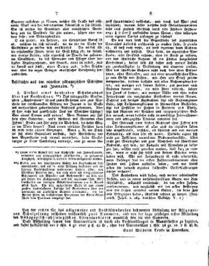 Lesefrüchte aus den neuesten pädagogischen Schriften und Journalen