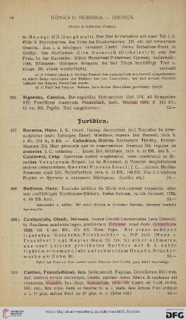 Juridica (Nr. 307-316)