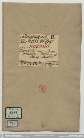 Serenatas. Excerpts - Mus.2455-N-1a : orch - D